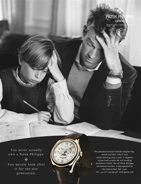 philippe patek watch ad